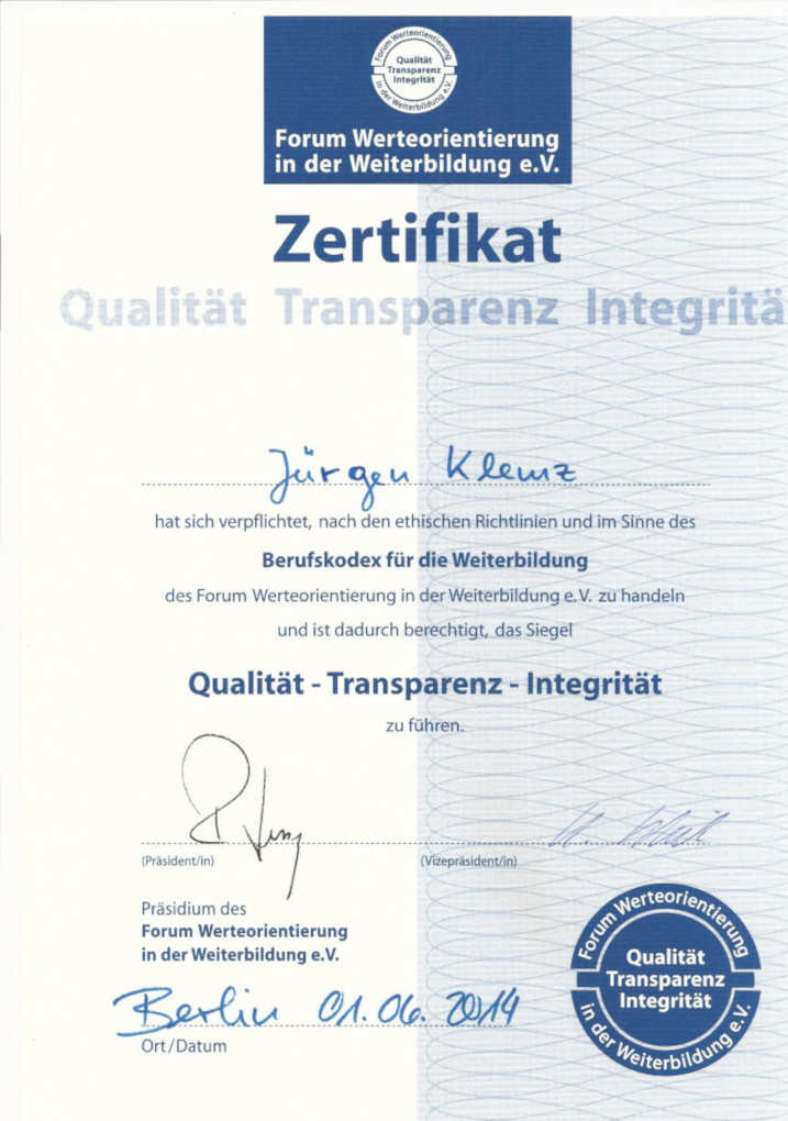 Forum Werteorientierung